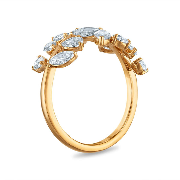 EcoLove 2 CTW Lab Grown Diamond Fashion Ring in 10KT Yellow Gold