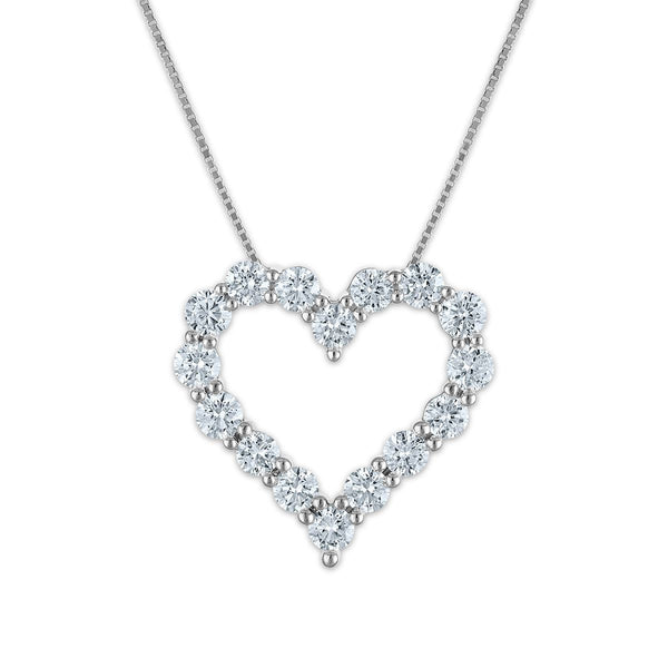 EcoLove 2 CTW Lab Grown Diamond 18-inch Pendant in Sterling Silver