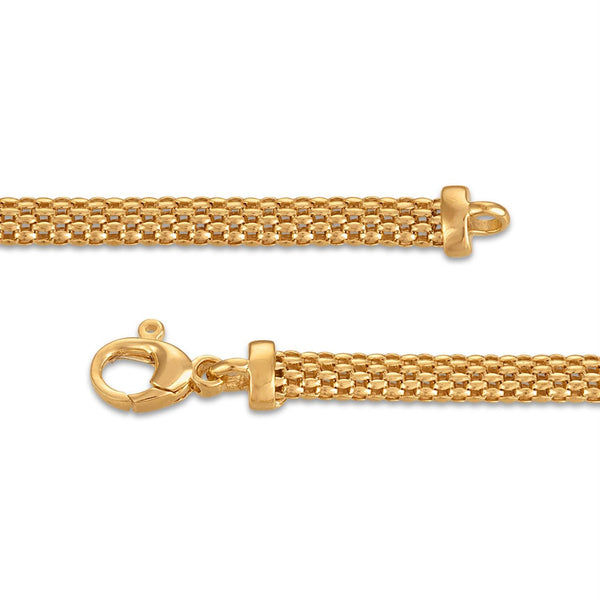 EcoLove 1-1/4 CTW Lab Grown Diamond 18-inch Necklace in 18KT Yellow Gold Plated Sterling Silver