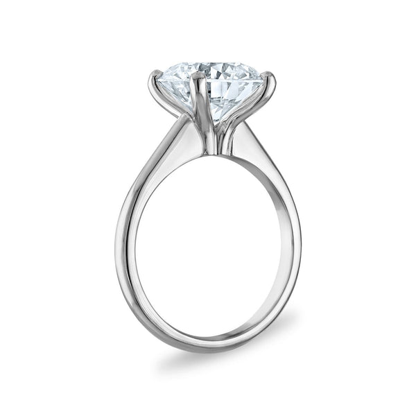 Signature Certificate 8X EcoLove 4 CTW Lab Grown Diamond Solitaire Engagement Ring in 14KT White Gold