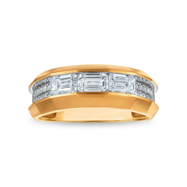 Signature EcoLove 2 CTW Lab Grown Diamond Wedding Ring in 14KT Yellow Gold