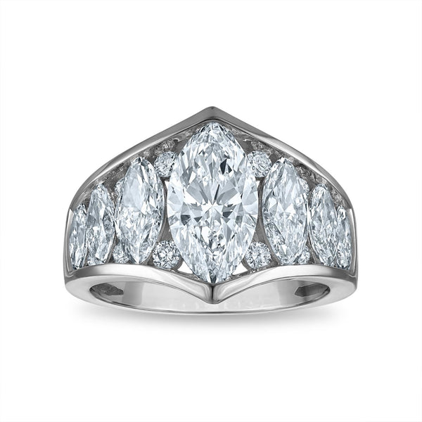 Signature EcoLove 4-1/2 CTW Lab Grown Diamond Fashion Ring in 14KT White Gold