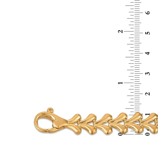 EcoLove 1-5/8 CTW Lab Grown Diamond 7.5-inch Bracelet in 18KT Yellow Gold Plated Sterling Silver