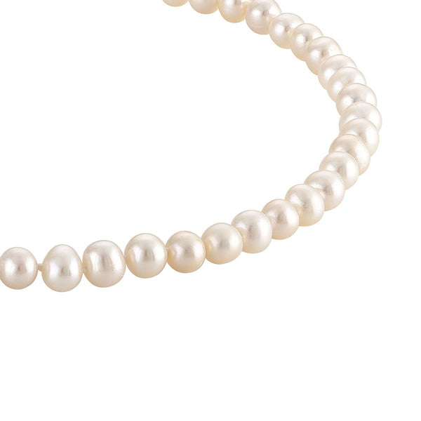 5MM Pearl Strand 18-inch Necklace in 14KT Yellow Gold