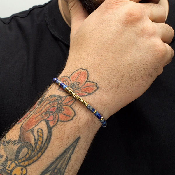 Inox  SkyWeaver Heishi Bead Bracelet