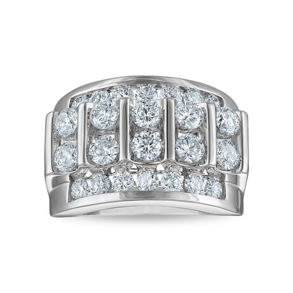 EcoLove 3 CTW Lab Grown Diamond Wedding Ring in 10KT White Gold