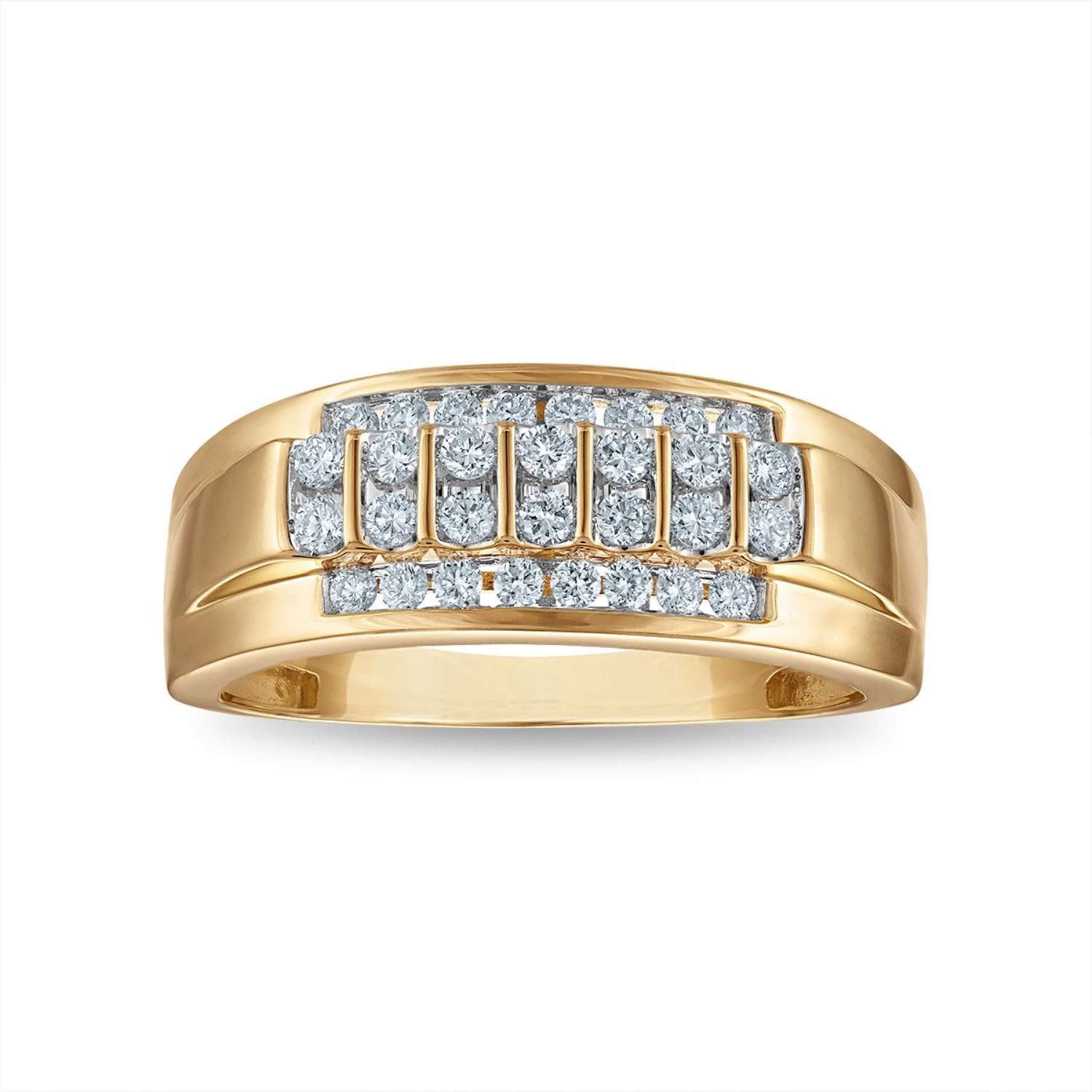 EcoLove 1/2 CTW Lab Grown Diamond Wedding Ring in 10KT Yellow Gold