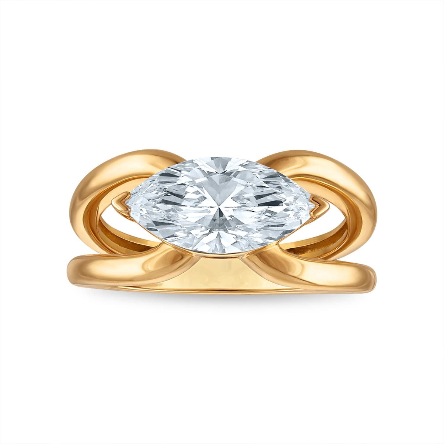 Signature EcoLove 2 CTW Lab Grown Diamond Fashion Ring in 14KT Yellow Gold