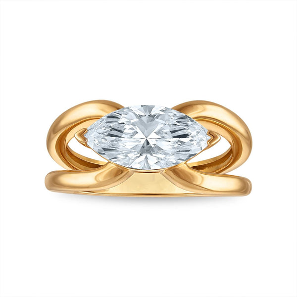 Signature EcoLove 2 CTW Lab Grown Diamond Fashion Ring in 14KT Yellow Gold