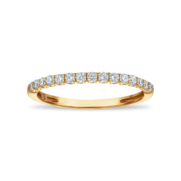 LoveSong EcoLove 1/4 CTW Lab Grown Diamond Anniversary Ring in 10KT Yellow Gold