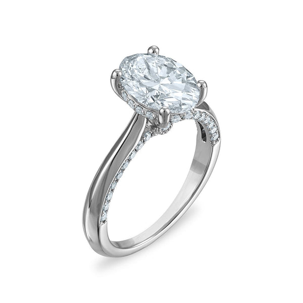 Signature EcoLove 3 CTW Lab Grown Diamond Solitaire  Ring in Platinum