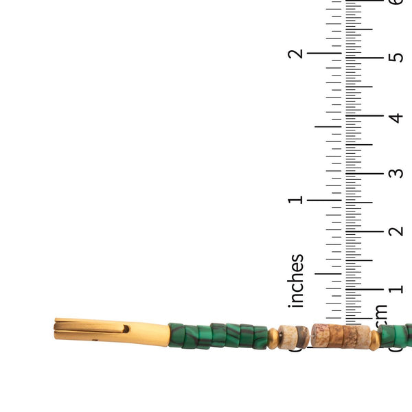 Inox  TerraFirm Heishi Bead Bracelet
