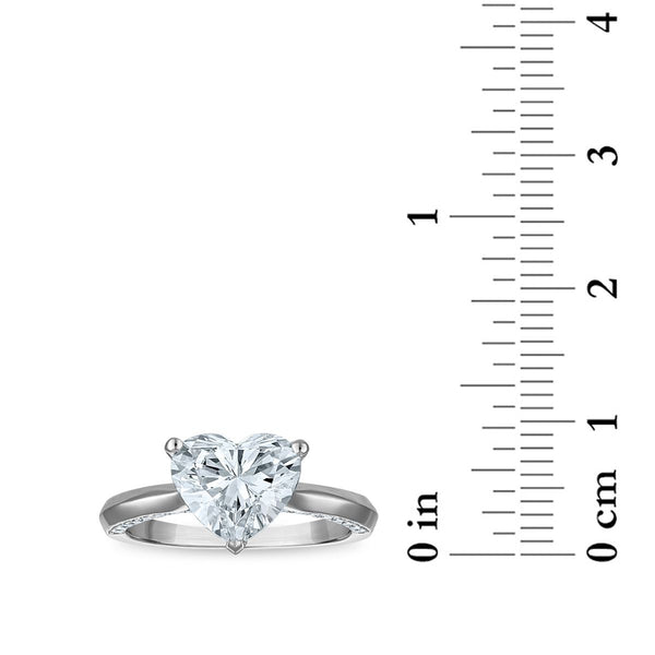 Signature EcoLove 3 CTW Lab Grown Diamond Ring in Platinum