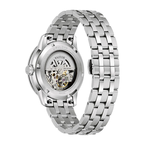 Bulova Green Dial  Stainless Steel Bracelet Sutton.  96A329