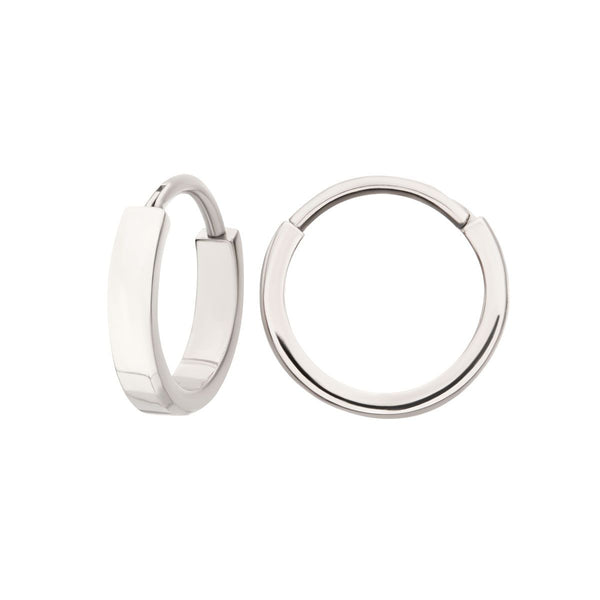 Inox Titanium 2.5MM Wide Huggie Earrings