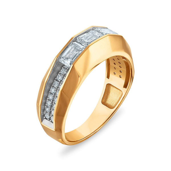 Signature EcoLove 2 CTW Lab Grown Diamond Wedding Ring in 14KT Yellow Gold