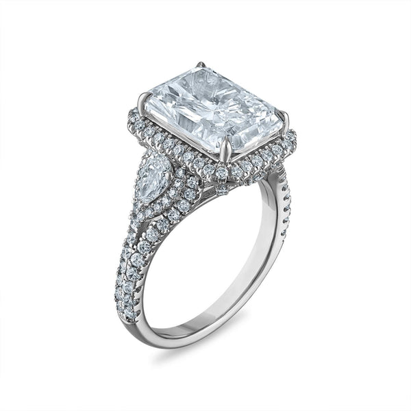 Signature EcoLove Diamond Dreams 6-1/4 CTW Lab Grown Diamond Halo Engagement Ring in 14KT White Gold