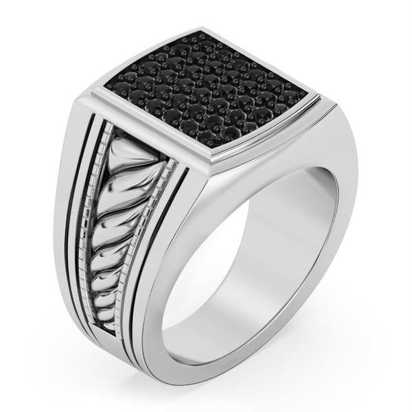 3/4 CTW Natural Diamond Ring in Sterling Silver