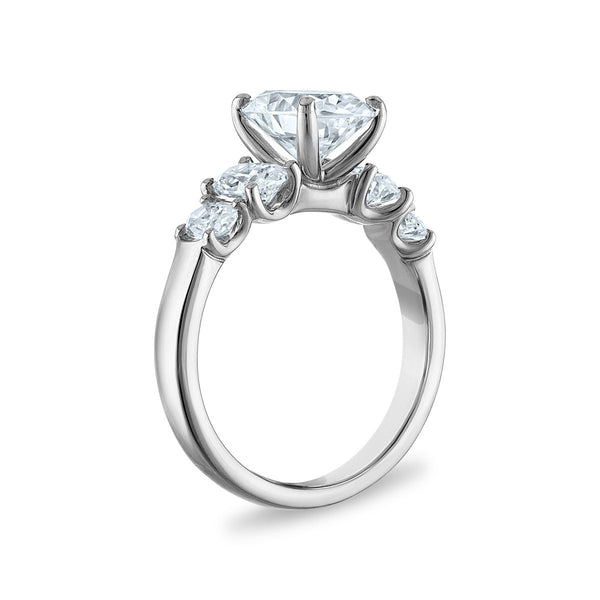 Signature EcoLove 4 1/2 CTW Lab Grown Diamond Engagement Oval Ring in 14KT White Gold