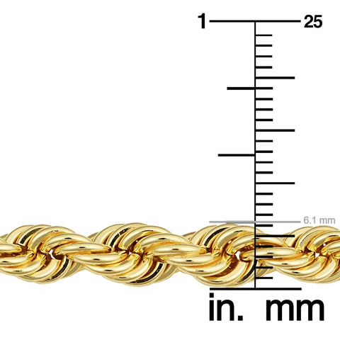 Graduated Rope Chain 14KT Gold Filled 18-inch Graduated Rope Chain – Daniels Jewelers