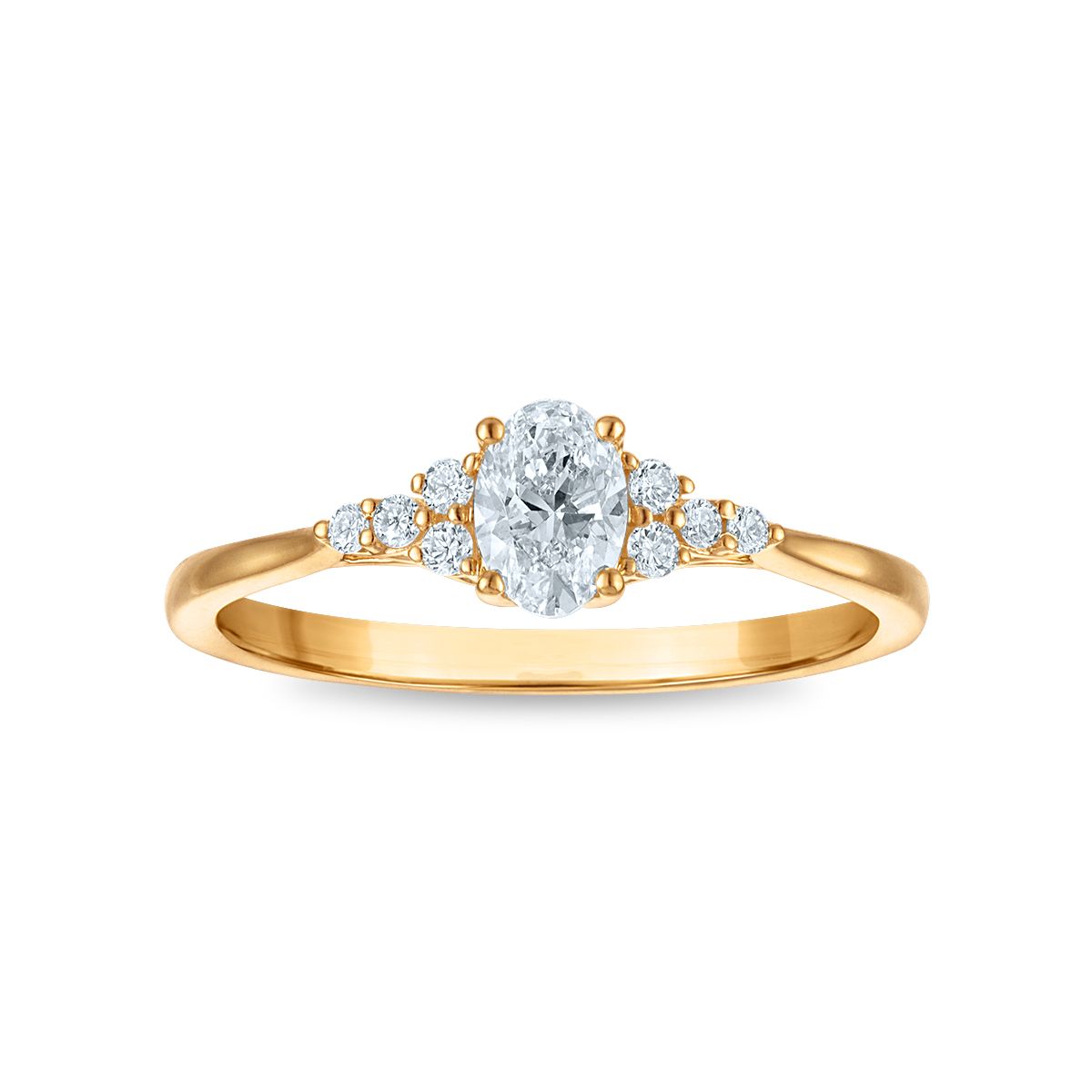 LoveSong EcoLove 3/8 CTW Lab Grown Diamond Promise Ring in 10KT Yellow Gold
