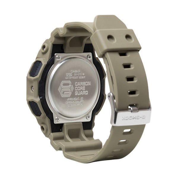 G-Shock with 55X52 MM Black Round Dial Resin Band Strap; GA010-5A