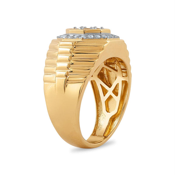 Titan Collection 3/4 CTW Lab Grown Diamond Ring in 10KT Yellow Gold