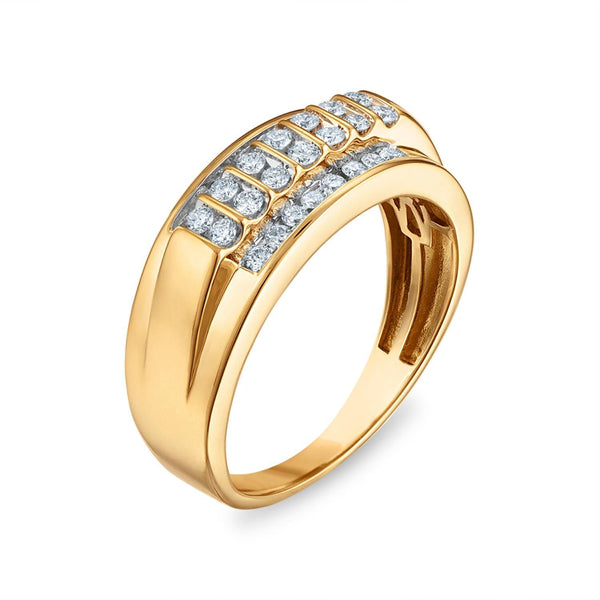 EcoLove 1/2 CTW Lab Grown Diamond Wedding Ring in 10KT Yellow Gold