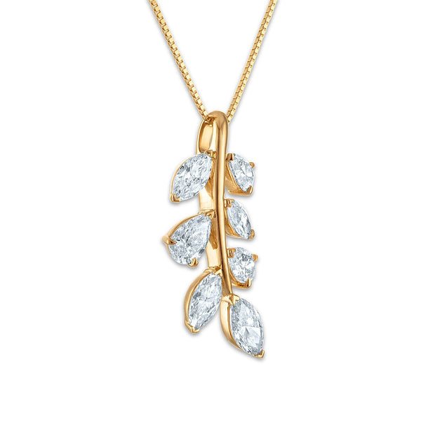 EcoLove 1-1/2 CTW Lab Grown Diamond Pendant in 10KT Yellow Gold