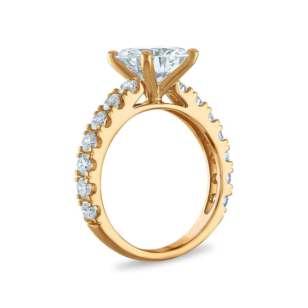 Signature EcoLove 5-1/3 CTW Lab Grown Diamond Bridal Set in 14KT Yellow Gold