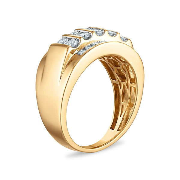 EcoLove 1 CTW Lab Grown Diamond Wedding Ring in 10KT Yellow Gold