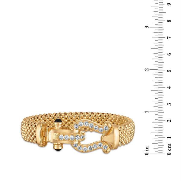 EcoLove 2 CTW Lab Grown Diamond 7.5-inch Bracelet in 18KT Yellow Gold Plated Sterling Silver
