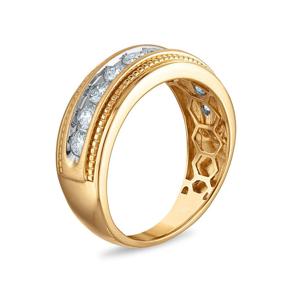 EcoLove 1 CTW Lab Grown Diamond Wedding Ring in 10KT Yellow Gold