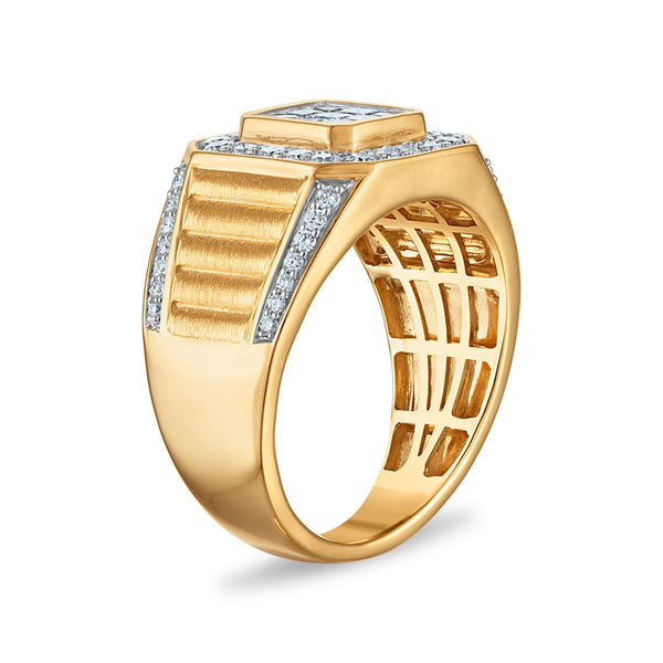 Signature EcoLove 1-1/2 CTW Lab Grown Diamond Fashion Ring in 14KT Yellow Gold