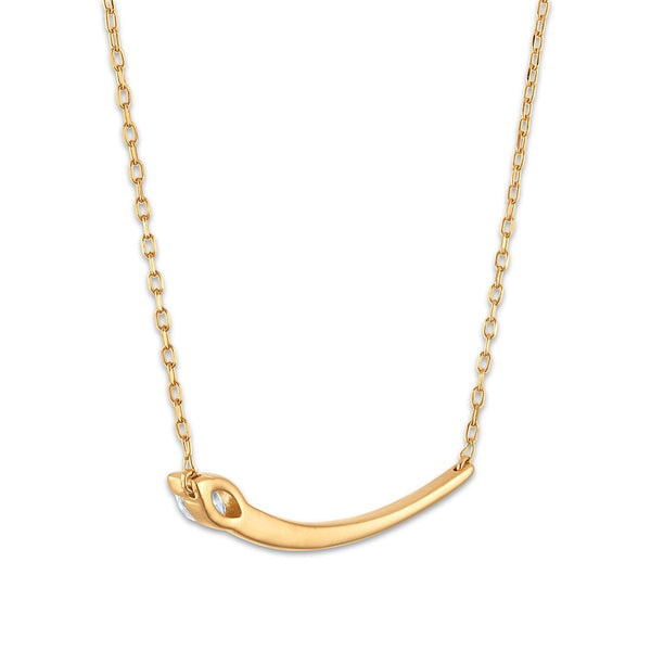 LoveSong EcoLove 1/4 CTW Lab Grown Diamond Fashion 18-inch Necklace in 18KT Gold Vermeil