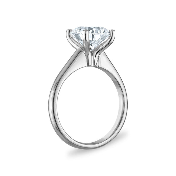 Signature Certificate 8X EcoLove 3 CTW Lab Grown Diamond Solitaire Engagement Ring in 14KT White Gold
