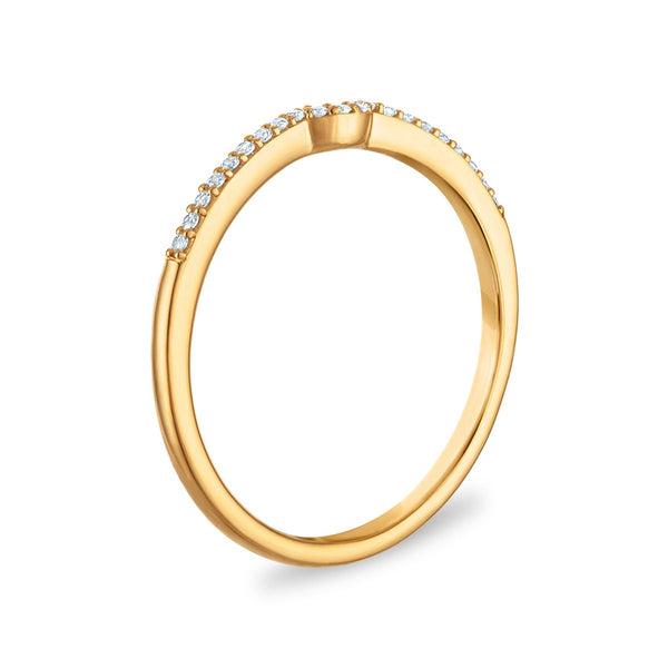LoveSong EcoLove 1-1/5 CTW Lab Grown Diamond Bridal Set in 10KT Yellow Gold