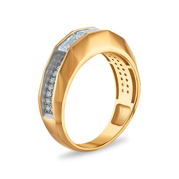Signature EcoLove 2 CTW Lab Grown Diamond Wedding Ring in 14KT Yellow Gold
