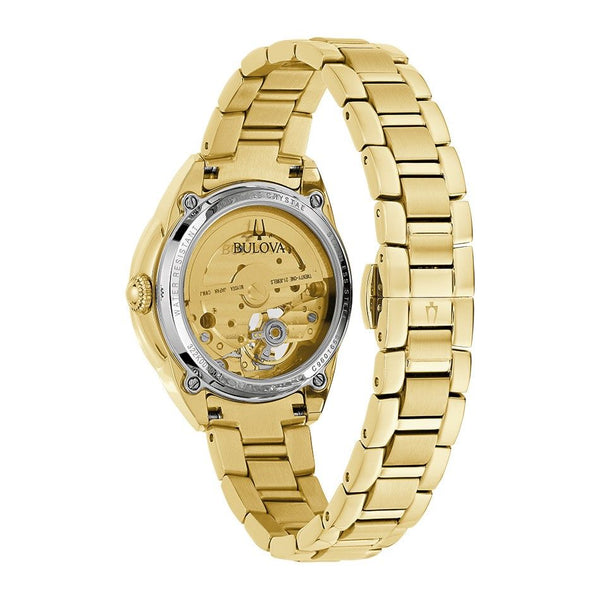 Bulova Sutton Womens Classic Goldtone Diamond Accent. 97L172