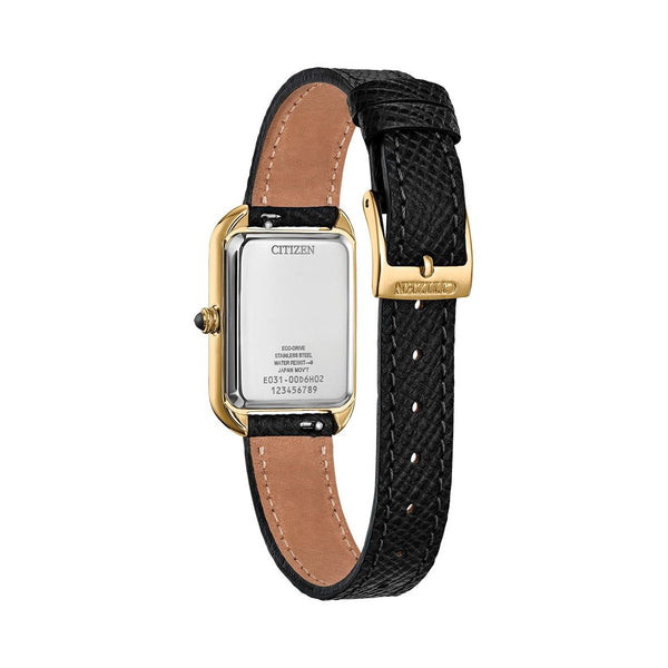 Citizen Dress Classic Black Dial and Leather Strap.  EM1192-01E