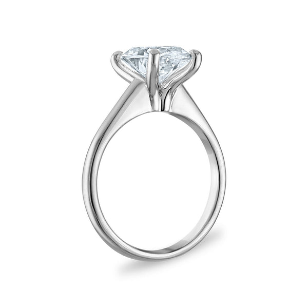Signature Certificate 8X EcoLove 3 CTW Lab Grown Diamond Solitaire Engagement Ring in 14KT White Gold