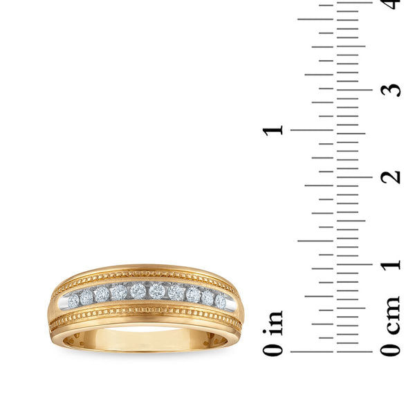 EcoLove 1/4 CTW Lab Grown Diamond Wedding Ring in 10KT Yellow Gold