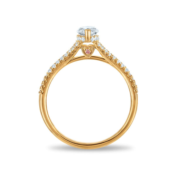 LoveSong EcoLove 1 CTW Lab Grown Diamond Bridal Set in 10KT Yellow Gold