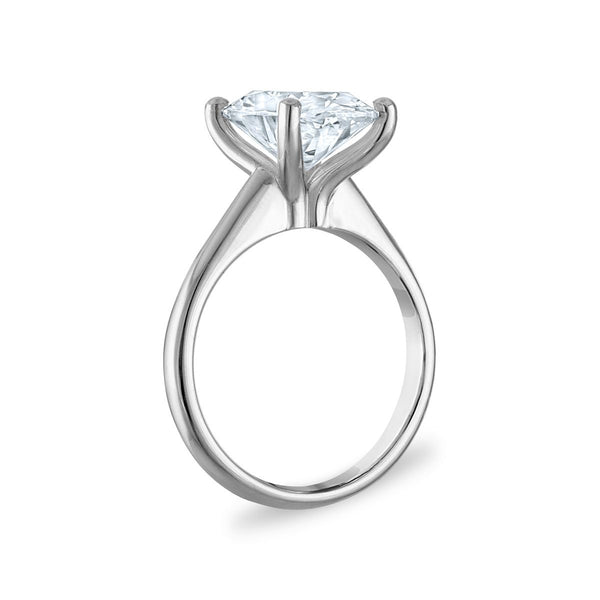 Signature Certificate 8X EcoLove 4 CTW Lab Grown Diamond Solitaire Engagement Ring in 14KT White Gold
