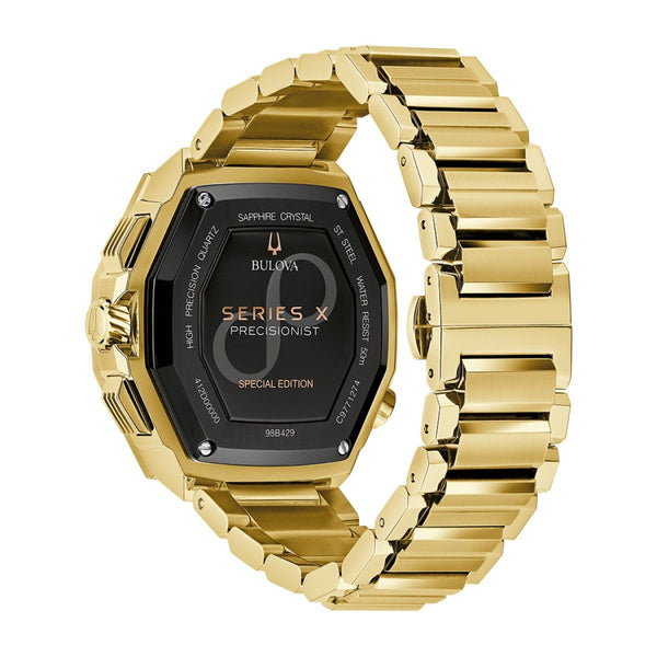 Bulova Round Dial Stainless Steel Watch Band. 98B429