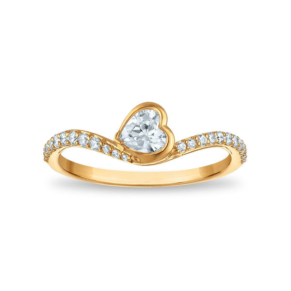 LoveSong EcoLove 1/2 CTW Lab Grown Diamond Promise Ring in 10KT Yellow Gold