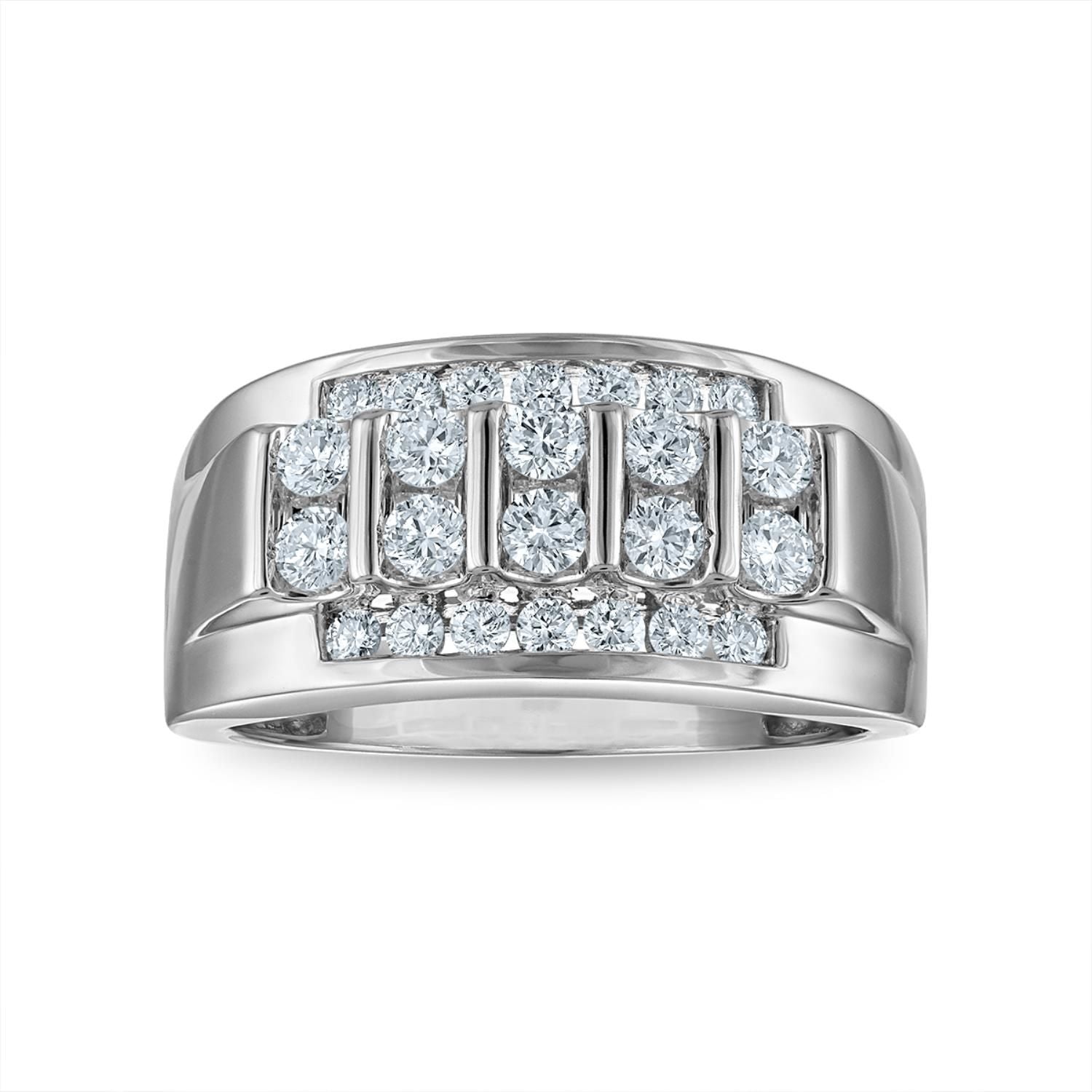 EcoLove 1 CTW Lab Grown Diamond Wedding Ring in 10KT White Gold