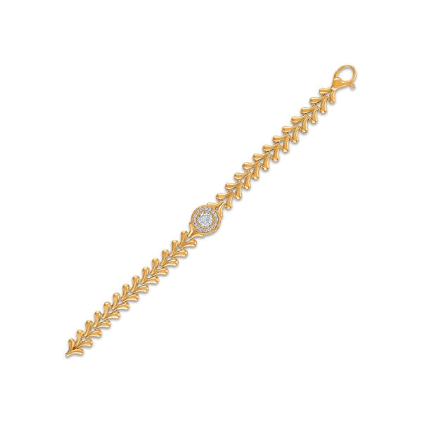 EcoLove 1-5/8 CTW Lab Grown Diamond 7.5-inch Bracelet in 18KT Yellow Gold Plated Sterling Silver