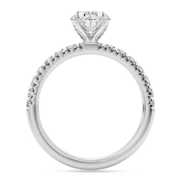 Signature EcoLove 2-3/8 CTW 100 Facet Centurion Lab Grown Diamond Bridal Set in Platinum