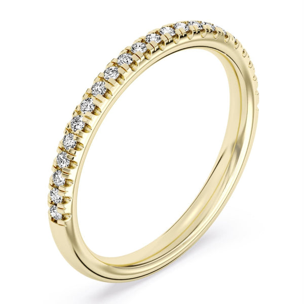 Signature EcoLove 2 CTW 100 Facet Centurion Lab Grown Diamond Bridal Set in 14KT Yellow Gold